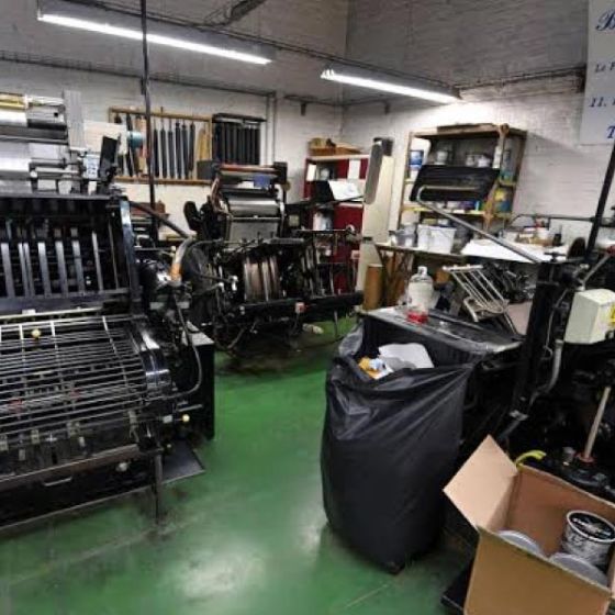 Atelier d’impression de Blas-Desmoutiez à Lille, presses numérique et offset